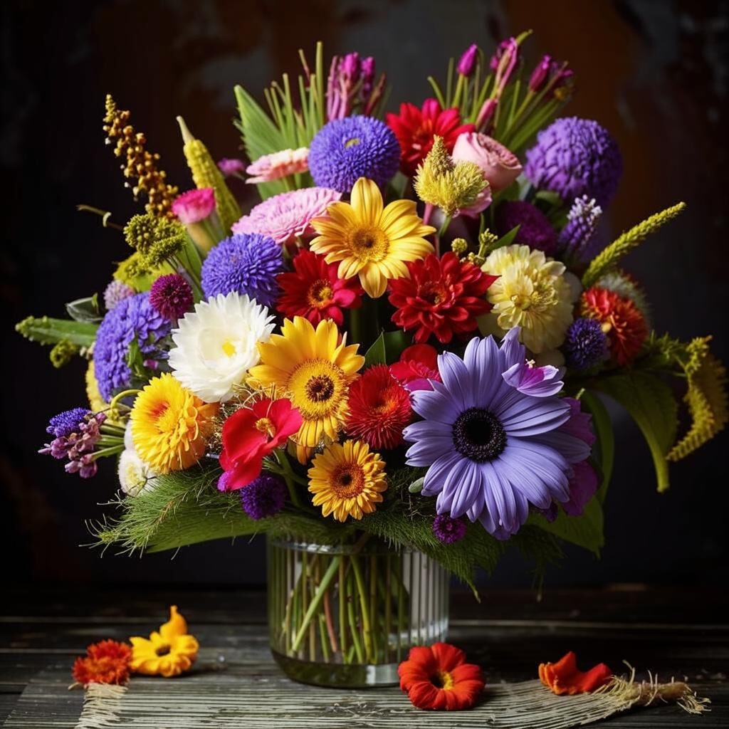 Букет «Семь граций природы»